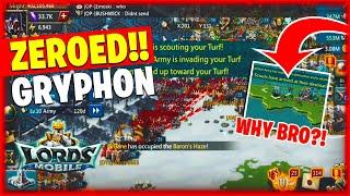 Lords Mobile ChaCha - Gryphon Trap Zeroed!! + Baron and Emperor Gryphon Trapping! 