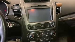 Kia Sorento - как снять штатную магнитолу/ Kia Sorento - how to remove the head unit