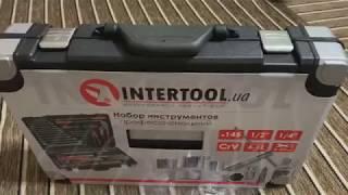 Огляд Професійний набір інструментів Intertool 1/2", 1/4" 145 предметів з Rozetka