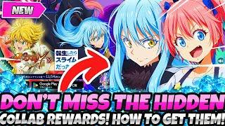 *DONT MISS OUT ON ALL SLIME COLLAB HIDDEN REWARDS* HOW TO FIND & CLAIM All FREEBIES (7DS Grand Cross