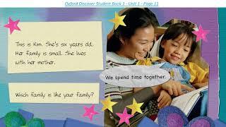 Oxford Discover - Student Book 1 - Unit 1 | Families and Friends