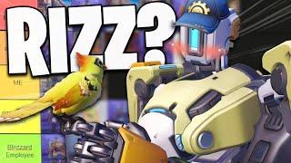 Overwatch 2 but It's a TIERLIST of how much RIZZ each BASTION skin has...