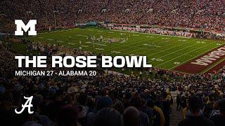 Michigan vs Alabama 2024 | A Rose Bowl Game to Remember (Cinematic Highlights)