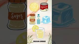 How to make simple brazilian lemonade recipe#howtomakebrazilianlemonade#brazilianlemonade#brazilian