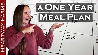 Meal Plan FOR A YEAR! Master Your Meal Planning With A Simple System for a YEAR of Delicious Meals!