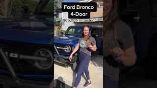 FORD BRONCO 2021can be a family car