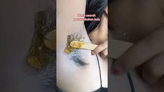 Bulu ketiak udah panjang, langsung aja kita waxing #shorts