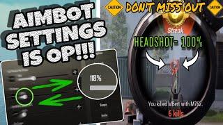 PUBG Mobile - INSANE Aimbot Settings  How to Setup The Aimbot Settings Pros Use