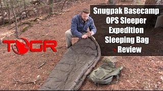 Inexpensive but Heavy! - Snugpak Basecamp OPS Sleeper Expedition Sleeping Bag - Review