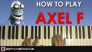 HOW TO PLAY - Crazy Frog - Axel F (Piano Tutorial Lesson)