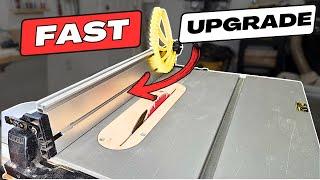 The Ultimate DWE7491RS Table Saw Fence Upgrade