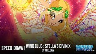 SPEED-DRAW | Winx Club - Stella's Divinix Transformation