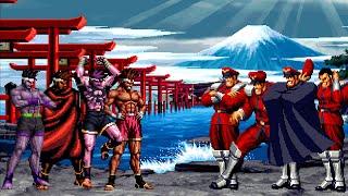 [KOF Mugen] Joe Higashi Team vs M. Bison Team