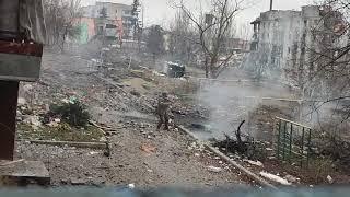 Ukraine - 23.12.2022. Ukrainian Soldier Firing RPG Towards Russian Positions. Bakhmut.