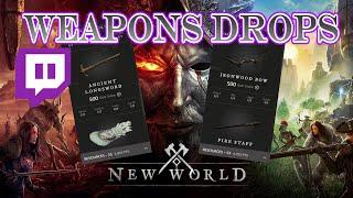 How To Get New World Weapons Drops on Twitch Extension