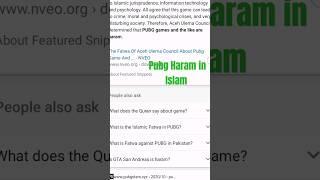 Pubg Is Haram in islam.#pubgmobile #pubg #haram #islam #viralvideo #viralshorts