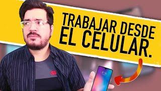 ¿Es POSIBLE TRABAJAR con el CELULAR? | Todo lo que puedes hacer con un dispositivo móvil 