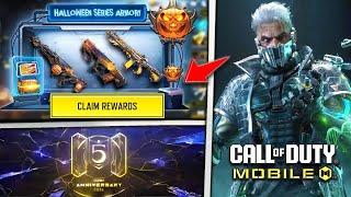 5th Anniversary Leaked | Halloween Series Armory Returns | All Free Characters | COD Mobile | CODM