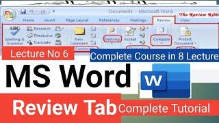 Ms word Review Tab in Hindi/Urdu // Ms word  Review Tab // Review Tab #reviewtab