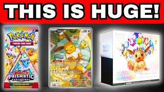 New Pokemon Set Prismatic Evolutions Officially Revealed! This is HUGE!