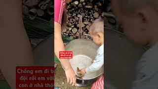Chồng em đi bộ đội #4k #comehomethekidsmissyou #cute #nature #weloveyouintheusa #funny #love #4k