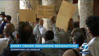 Tensions flare at 1st LA City Council meeting since racist audio leaked