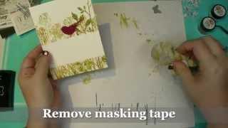 How to Create a Magical Glitter Bird Card using Memory Box Die