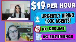 ‍️ URGENT HIRES: $19/hr Work-From-Home Job! Company Needs 1,000s + NO Resume Required!