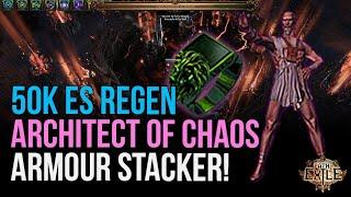 50k+ ES regen Architect of Chaos Armour Stacker! - Legacy of Phrecia