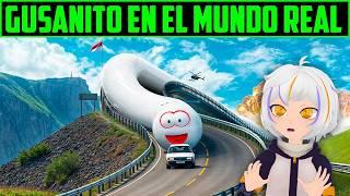 SLITHER IO EN EL MUNDO REAL - BATALLA DE GUSANOS | ChuyMine REACCIONA a Enchula tu mente