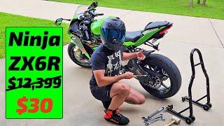 Ninja ZX6R for $30! This is how you can buy cheap motorcycles. #bike #motorcycle #zx6r #funny #free