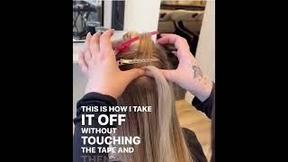 How to install tape in hair? WhatsApp: 0086-15588629776