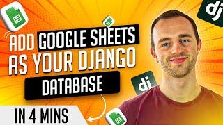 Add Google Sheets as your Django database in 4 mins  