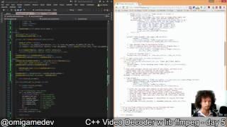 C++ Video Decoder with lib ffmpeg - day 5