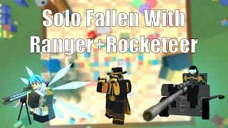 TDS Solo Fallen With Rocketeer, Ranger, and Golden Cowboy