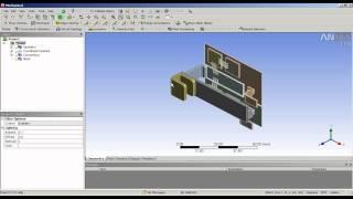 Междисциплинарный расчет ANSYS Workbench