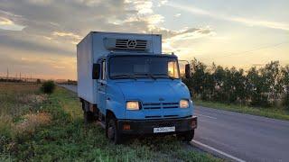 Перегон ЗИЛ Бычок со спалкой. Оренбург - Новосибирск