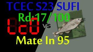 TCEC S23 SUPERFINAL Rd17 & The Ultimate Mate In 95 in LCZero vs Stockfish 16