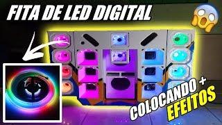 DICAS COMO INSTALAR FITA DE LED DIGITAL | COLOCANDO MAIS EFEITOS