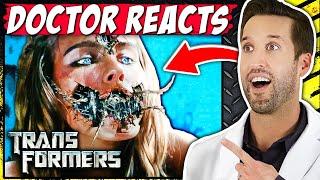 ER Doctor REACTS to WILD Transformers Medical Scenes