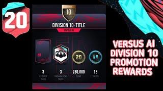 Versus AI Division 10 *PROMOTION* Rewards | PACYBITS FUT 20