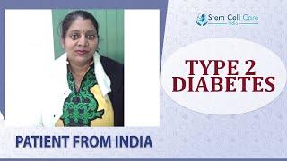 The patient shares her experience after stem cell therapy for Type 2 Diabetes at SCCI| stem cells