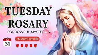 THE ROSARY TODAY️SORROWFUL  MYSTERIES️OCTOBER 31,2023 HOLY ROSARY TUESDAY|PRAYER CAN WORK MIRACLES