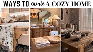 WAYS TO CREATE A COZY HOME || 2025 ||