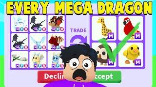 I Traded EVERY MEGA DRAGON in Adopt Me!