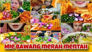 MIE BAWANG JAHAT ‼️MUKBANG MIE BAWANG MERAH MENTAH (Kompilasi Mukbang ASMR)