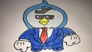 Как нарисовать АГЕНТ ПИ ! How to draw AGENT P!#мистерпи#агентпи#новыйскин#