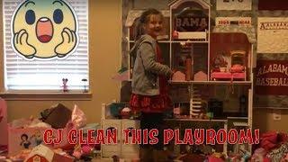 Speed Clean with CJ! Playroom Disaster Cleanup