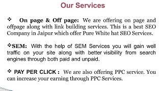 SEO Company In Jaipur