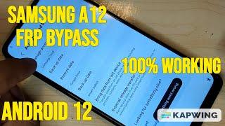 SAMSUNG A12 FRP BYPASS ANDROID 12 | SAMSUNG SM-A127F FRP UNLOCK | 2022